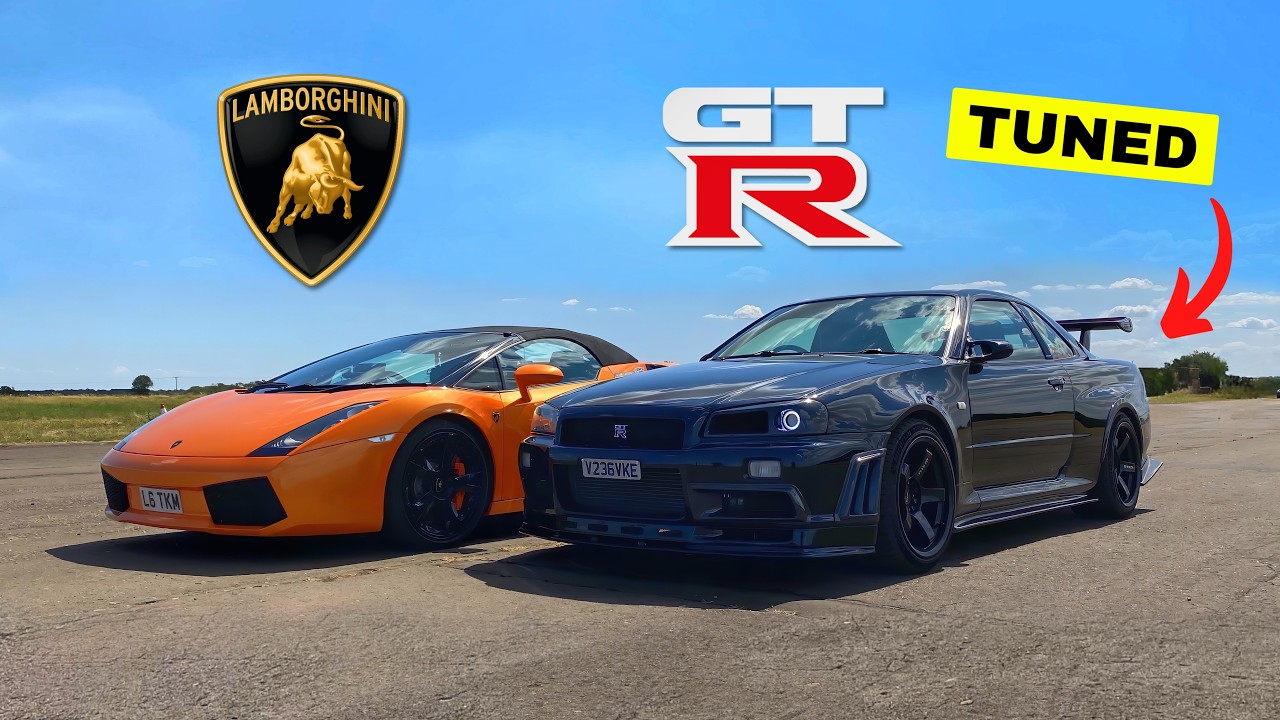 STILL RELEVANT? NISSAN GT-R v LAMBO GALLARDO 