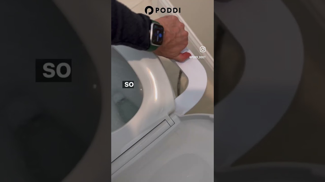 PODDI Bidet: the ultra-slim self-cleaning bidet attachment. Give your bums some love 💦🍑🍑✨