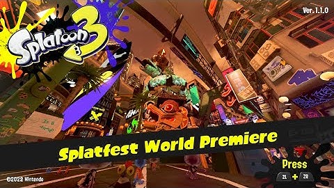 Splatoon 3: Splatfest World Premiere Gameplay!
