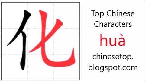 汉字[化]的笔顺