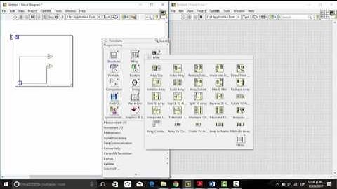 Tutorial arreglos con matrizes bidimensionales [Labview]
