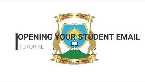 How to access your student email address