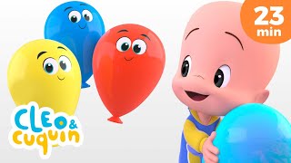 Learn the colors with Cuquin's Magic Balloons  | Children Songs and Educational Videos