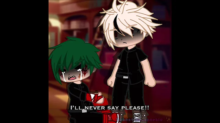 Say please!!! II #gachaclub #deku #bakugou #sad #myheroacadmia #hero