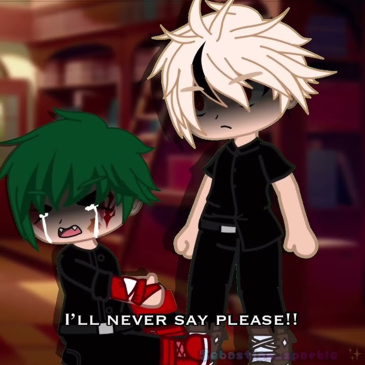 Say please!!! II #gachaclub #deku #bakugou #sad #myheroacadmia #hero