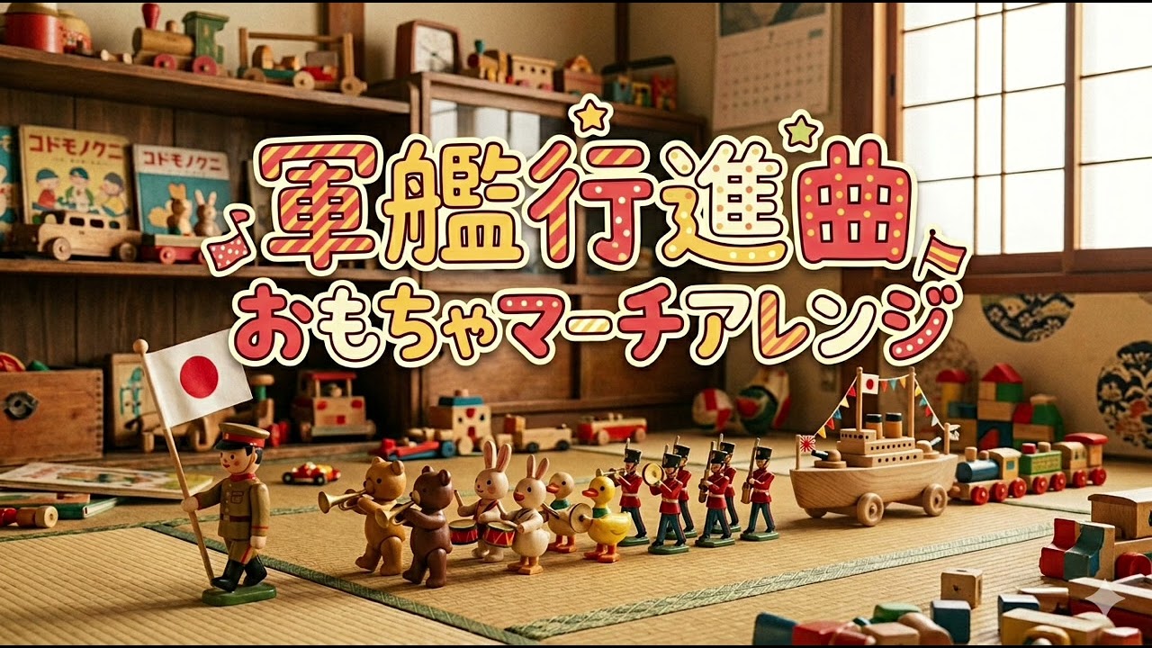 軍歌「軍艦行進曲」おもちゃマーチアレンジ Japanese navy song