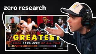 I Found the WORST Best Rock Drummers of All Time List