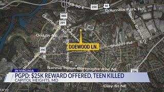 18-year-old DC woman killed in Prince George's County shooting; PGPD offers reward for information