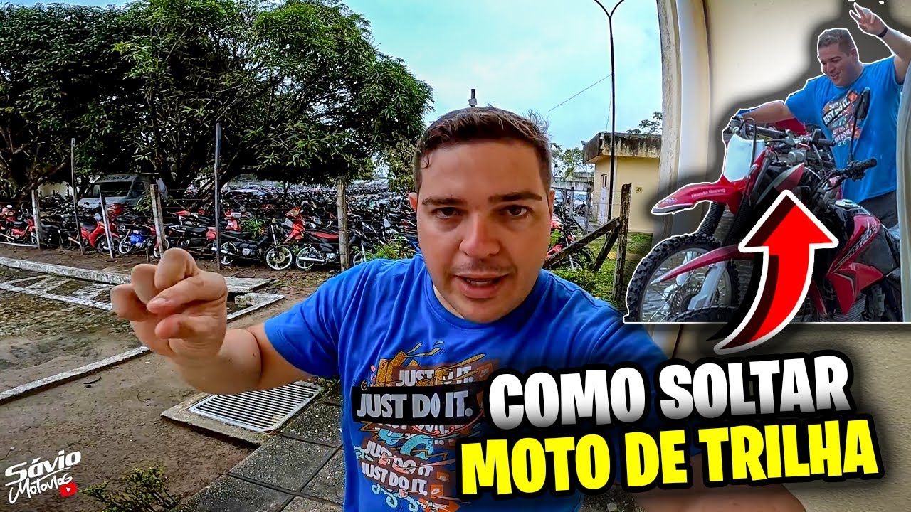 Moto de trilha apreendida pela Polícia precisa ser emplacada?