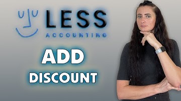 How to add a discount on Sales invoice on LessAccounting?