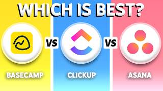 Basecamp vs ClickUp vs Asana (2026) - Which One Is BEST?