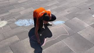 Knutselen Met Het Recreatieteam Knutsel Stoepkrijt Fotowand