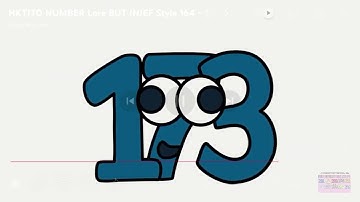 HKTITO NUMBER Lore BUT INJEF Style 164 - 173 vs SYMBOL LORE  | Alphabet Lore | Animation 