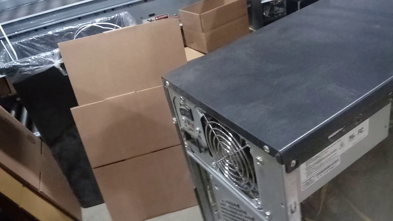 Cleaning Dusty Computer At Work - YouTube