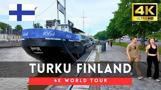 🇫🇮Turku, Finland Walking Tour - 4K Downtown tour｜Jun 2026