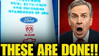 NEW U.S. LAW Just DESTROYED 3 Major Car Brands — Industry in TOTAL PANIC