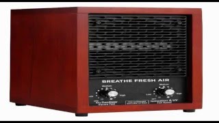 Breathe Fresh Air Purifier Living Ozone Hepa Ionic Ionizer w/ UV Sterilizer UV-C