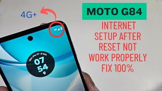 Moto G84 Slow Internet Problem  How Increase Internet Speed Moto G84