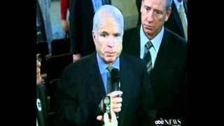 Senator John McCain Repudiates "Hussein Obama" Remark