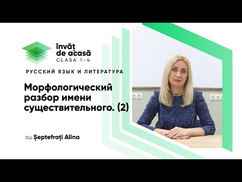 4й класс; Русский язык и литература; "Морфологический разбор имени существительного 2"