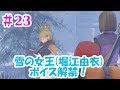 【ドラクエ11S】#23 いざ雪国へ!雪の女王(堀江由衣)ボイス解禁!【ムービーシーン】