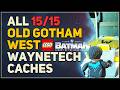 Old Gotham West — All 15 WayneTech Cache Locations LEGO Batman Legacy of the Dark Knight