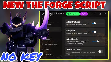 The Forge Script - Auto Forge, Auto Kill Enemies, Auto Mine Ores, Anti Mod & More! (No Key)