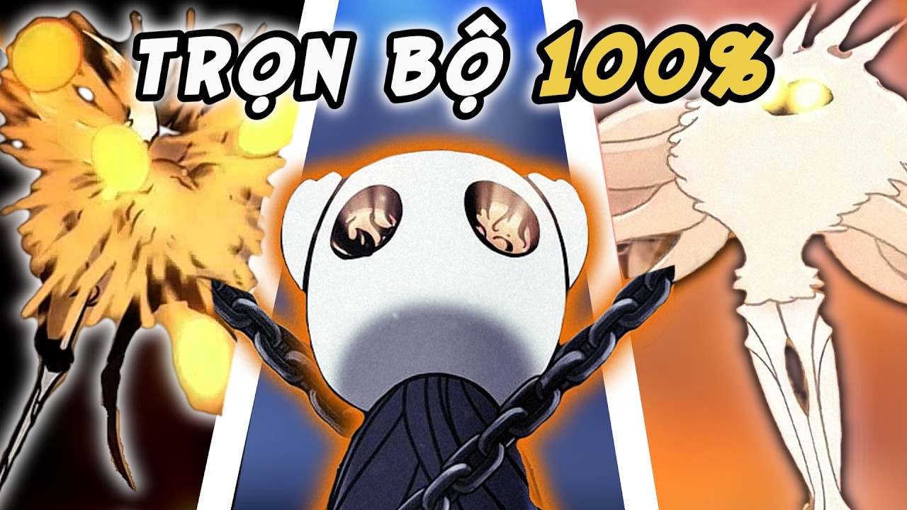 Trọn Bộ 100% Ăn Hành Trong Hollow Knight | Free Lord (Phần 1+2)