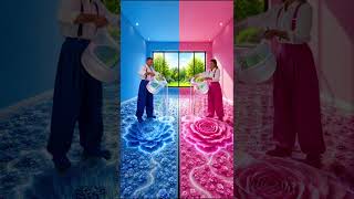 Celebrity THIS FLOOR IS JUST INSANE😱 Luxury Bedroom with flowers Epoxy #reel #shorts #epoxyfloor #renovation Wealth