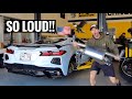 MAKING AN EXHAUST FOR MY C8 CORVETTE!!