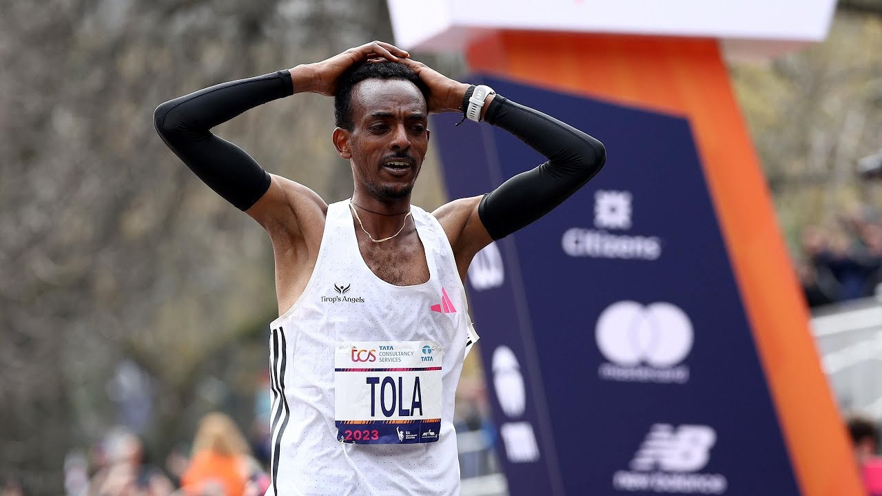 MARATHON NEW YORK   Tamirat Tola seul au monde  Son sacre ponctu par un record de lpreuve