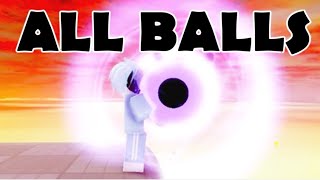 ALL BALLS in Throw Balls At People | Roblox