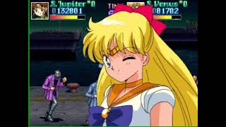 Pretty Soldier: Sailor Moon (Arcade) 2P Cooperative Speedrun @felipenascimento83