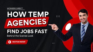 How Temp Agencies Find Jobs FAST | Behind the Scenes Look