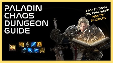 Slow Chaos Dungeons? Easy Paladin Guide in 3 minutes!