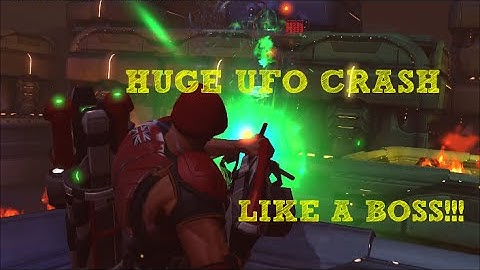 Xcom -Enemy Within - 2xSnipers+1 Heavy -3 manning Huge UFO crash in Classic like a boss!!!-[1440pHD]