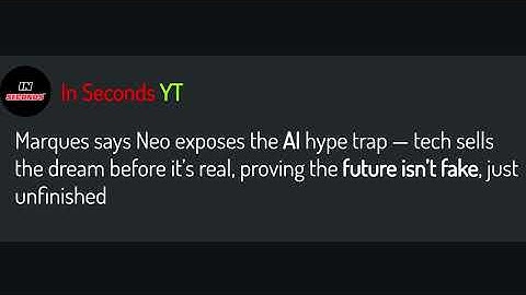 The Problem with this Humanoid Robot - Short Version