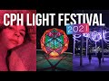 💡 2021 COPENHAGEN LIGHTS FESTIVAL: night walk around Copenhagen and watching the light installations