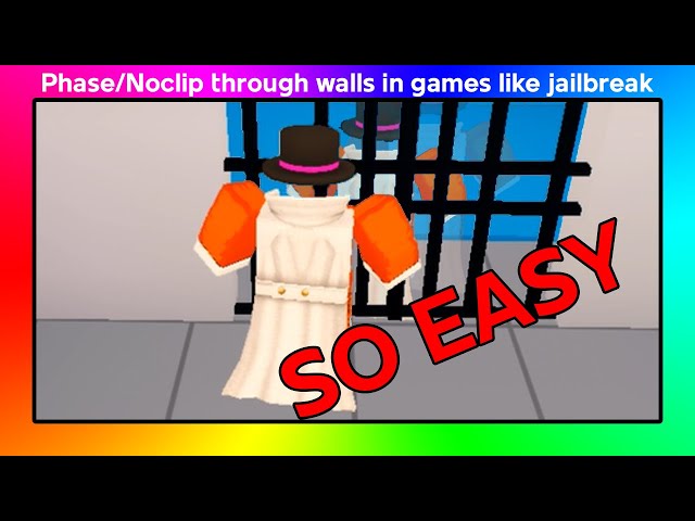 How to glitch through walls in Roblox