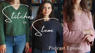 Knitting Podcast 38 | Throwing myself a cast-off party with my mountain of FOs 🎉