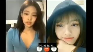 Blackpink Jennie kim and Lisa videocall moment