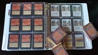 Rudy Shares a $40,000.00 Ungraded Alpha Magic the Gathering Collection