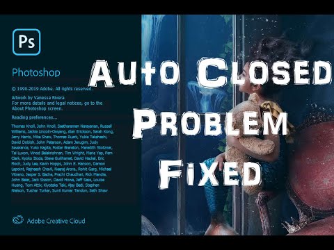 Adobe Photoshop CC 2020 Auto Shutdown Problem Fixed