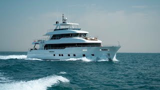 Nomad 101 Motor yacht built in the UAE  by Gulf Craft.