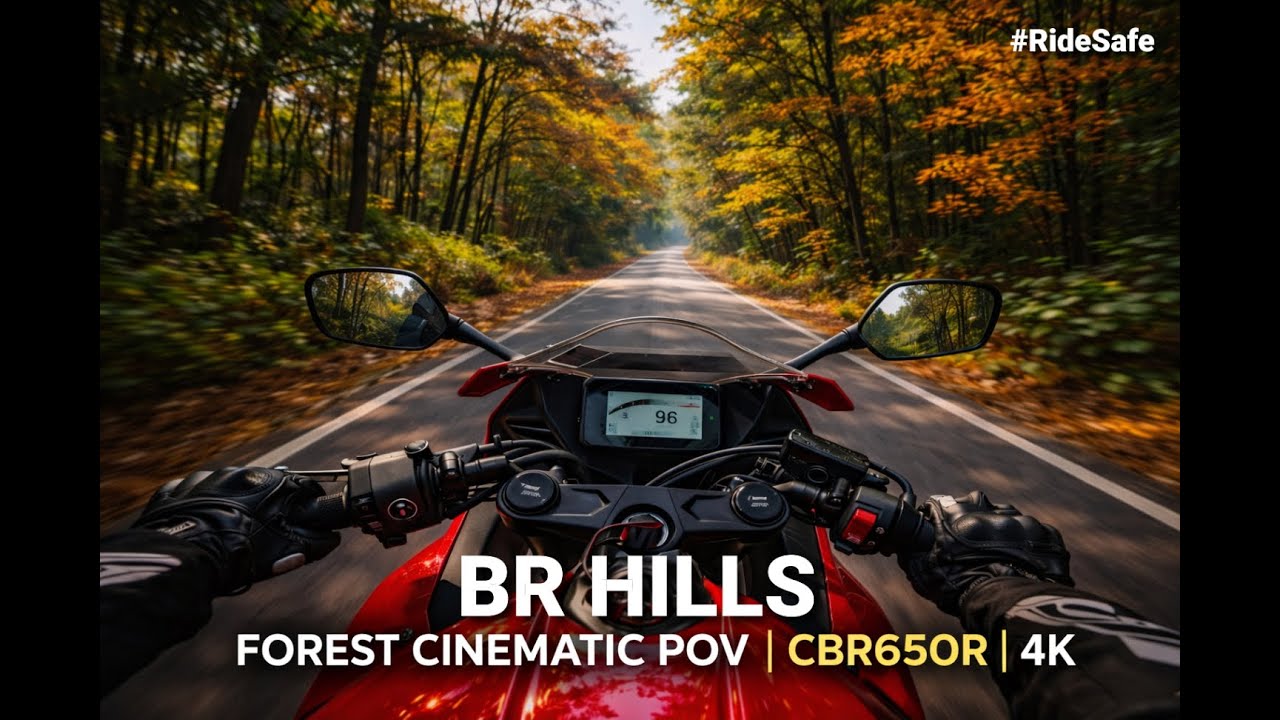 BR Hills Forest POV [4K] | CBR650R Inline-4 Therapy