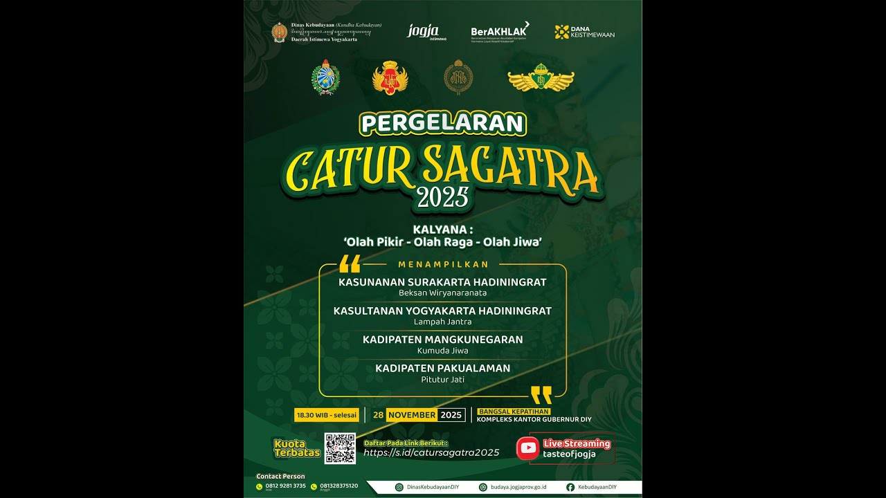 LIVE STREAMING - PERGELARAN CATUR SAGATRA 2025