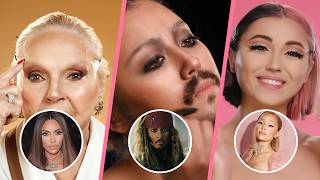 Turning Into Jack Sparrow, Ariana Grande And Kim Kardashian Incredible Makeup Transformation