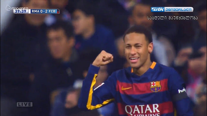 REAL VS BARCELONA 0-4 / რეალი-ბარსელონა 0:4