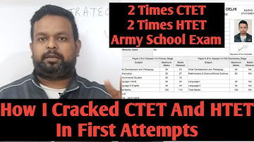 Strategy To Crack CTET HTET UPTET in First Attempt | A Perfect Strategy to Pass TET
