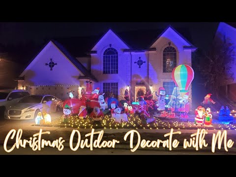 DECORATE MY OUTDOOR WITH ME FOR CHRISTMAS|Whimsical Winter Wonderland ...